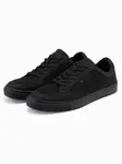 Ombre Monochromatic men's streetwear style shoes - black