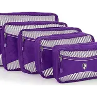 Cestovní organizéry Heys Eco Packing Cube 5pc Set II Purple