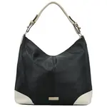 Dámská kabelka na rameno černá/krémová - MaxFly Galatea