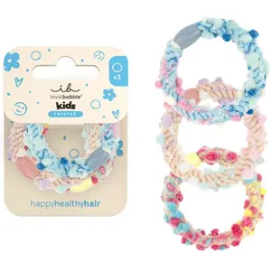 Sada ozdobných gumiček do vlasů Invisibobble Kids Twistar Pom Pom Tie - 3 ks + dárek zdarma
