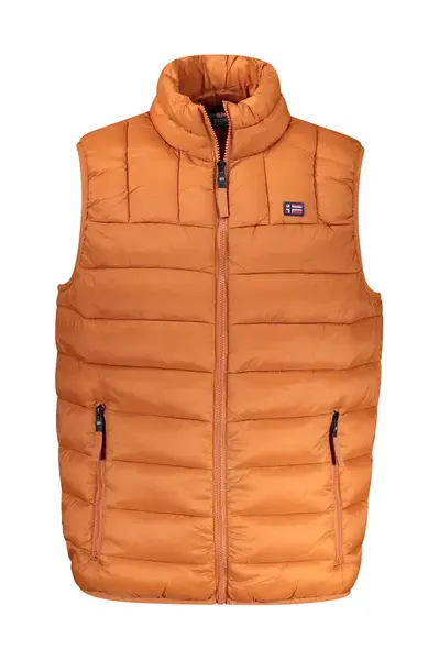 Pánská oranžová vesta bez rukávů