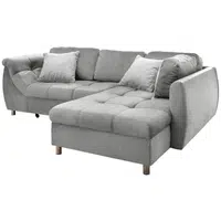 Livetastic ROHOVÁ SEDAČKA, textil, barvy stříbra