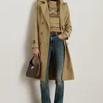Kabát Lauren Ralph Lauren béžová barva, 297951255