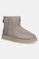 Semišové sněhule UGG Classic Mini II šedá barva, 1016222-CPF