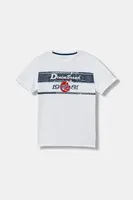 Dětské bavlněné tričko Guess bílá barva, s potiskem, L5YI22 K8HM4