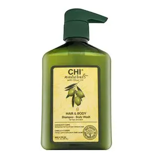 CHI Naturals with Olive Oil Hair & Body Shampoo šampon na vlasy i tělo 340 ml
