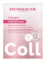 Dermacol Kolagenová slupovací maska Collagen (Collagen Lifting Peel-off Mask) 2 x 7,5 ml