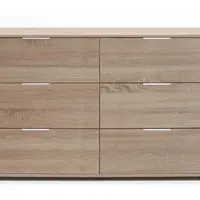 Zásuvková komoda Easy Plus, 130 cm, dub sonoma