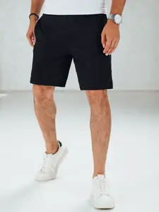 Černé pánské dresové šortky Dstreet