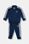 Kojenecká tepláková souprava adidas Originals tmavomodrá barva, JY0011