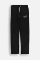 Dětské tepláky Coccodrillo černá barva, EVERYDAY BOY