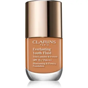 Clarins Everlasting Youth Fluid Foundation rozjasňující make-up SPF 15 odstín 112 Amber 30 ml