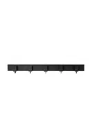 Nástěnný věšák ferm LIVING Lager Coat Rack černá barva