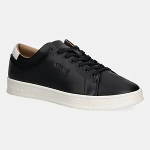 Kožené tenisky Calvin Klein PURE LOW LACEUP CUPSOLE HF LTH