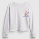GAP Dětská mikina graphic boxy crew - Holky