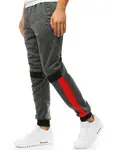 DStreet Grafitové pánske teplákové joggery