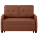 Livetastic ROZKLÁDACÍ POHOVKA, textil, rezavá