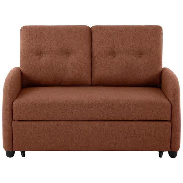 Livetastic ROZKLÁDACÍ POHOVKA, textil, rezavá