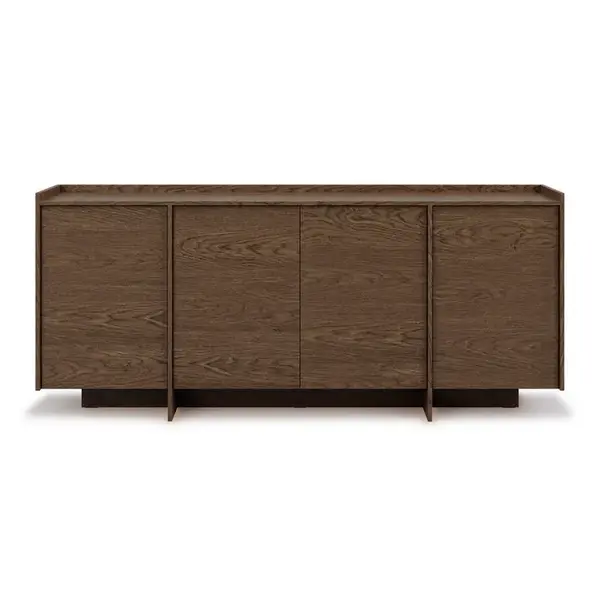 Beautysofa KOMODA Juni se 4 dvířky, 200 cm, dub Baltic Storm