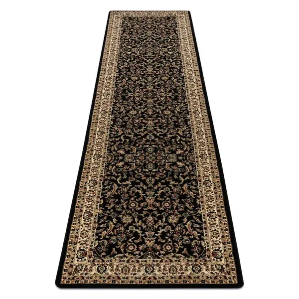 rugsX BĚHOUN ROYAL ADR model 1745, do předsíně-chodby, černý 80/200 cm