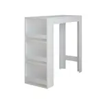 Vicco BAROVÝ STŮL Repose Bílá 45 x 110 cm