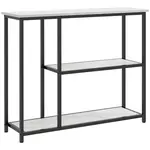 HOMCOM KONZOLOVÝ STOLEK 2 police, 100L x 30B x 80H cm