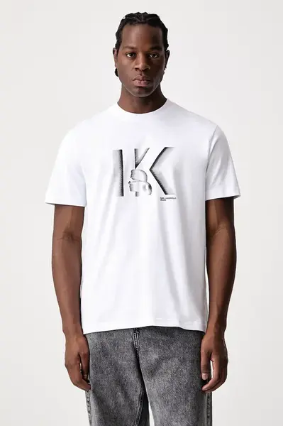 Karl Lagerfeld Jeans  tričko pánské bavlněné