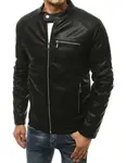 Pánská bunda kožená černá Dstreet