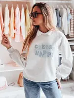 Dámská oversize mikina s potiskem HAPIRES