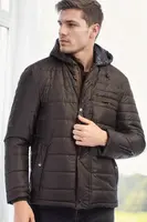 M8622 DEWBERRY MEN'S COAT-PLAIN BROWN