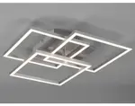 Stropní/nástěnné LED osvětlení Mobile, matný nikl, hranaté