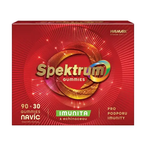 WALMARK Spektrum gummies IMUNITA s echinaceou 90 + 30 gummies NAVÍC