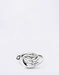 Maria Black Swan Mini Signet Ring Silver Silver 52