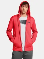 Pánská mikina Under Armour UA Armour Fleece FZ Hoodie-RED - Pánské