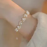 ABS Plastic Pearl Beads Stretch Bracelet for Women