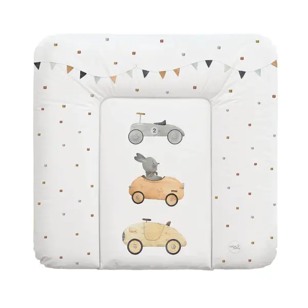 CEBA BABY Podložka přebalovací měkká střední (75x72) Basic Bunny Driver