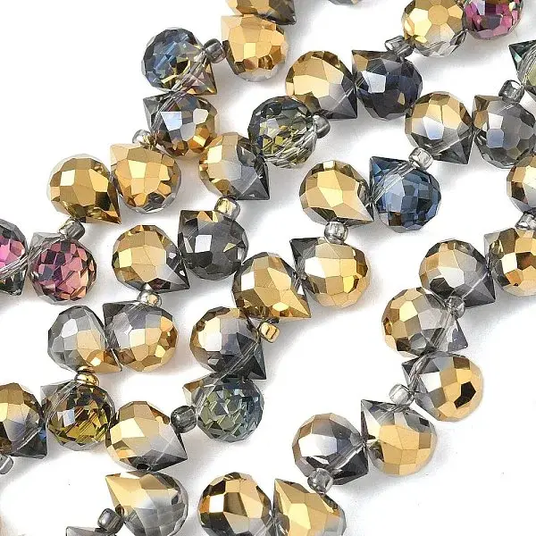 Electroplate Glass Beads Strands