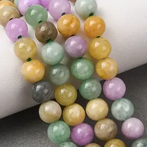 Dyed Natural Malaysia Jade Beads Strands