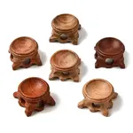 Round Wood 30MM Crystal Ball Base Holders