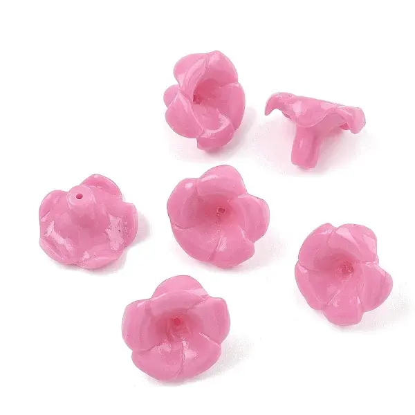 Dyed Synthetic Coral Carved Beads
