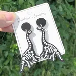 Acrylic Dangle Stud Earrings