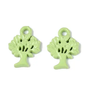 Spray Painted Alloy Charms