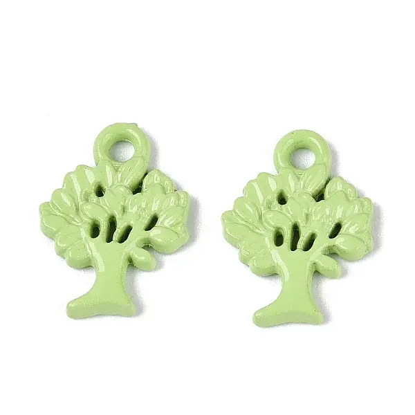 Spray Painted Alloy Charms
