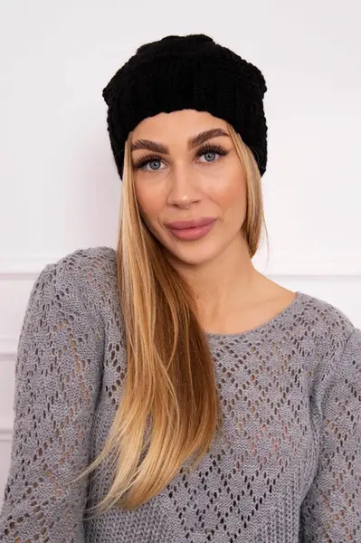 marka niezdefiniowana Fleecová čepice Justyna K253 černá