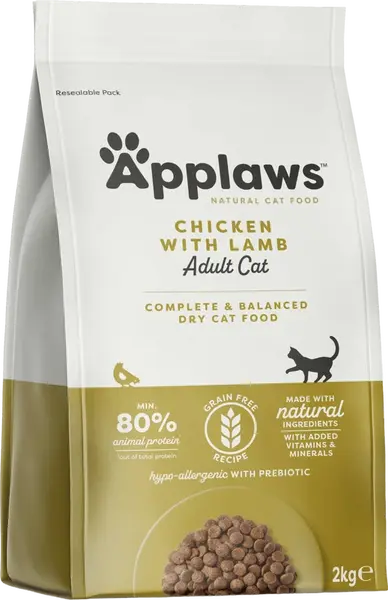 APPLAWS Dry Cat Chicken with Lamb 2kg