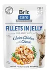 Brit Care Cat Fillets In Jelly chicken & cheese 85 g