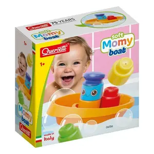 Quercetti Momy Soft - měkké kostky s lodičkou