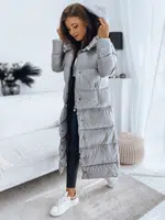 Kabát/bunda dámská INKA PREMIUM stříbrná Dstreet