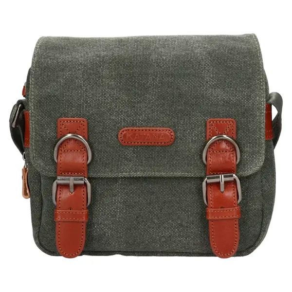 Unisex taška cez rameno Katana Udine, canvas − zelená