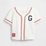 GAP Baby mikinová košile na knoflíky Baseball Americana - Kluci